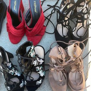 Heels LOT! 5 PAIRS!